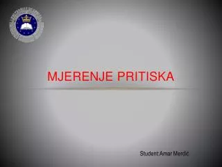 mjerenje pritiska