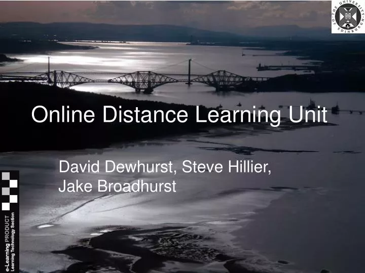 online distance learning unit