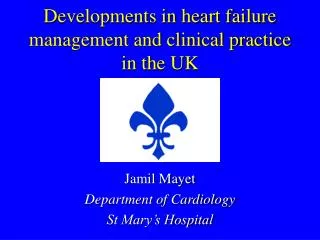 Developments in heart failure management and clinical practice in the UK