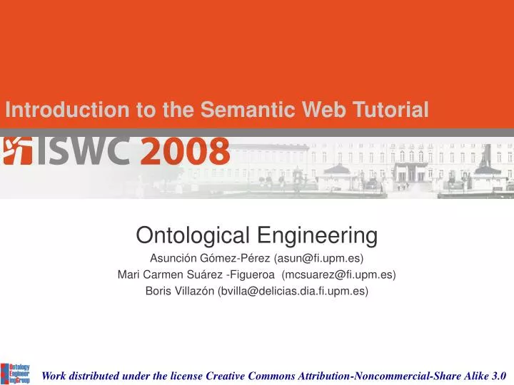 introduction to the semantic web tutorial