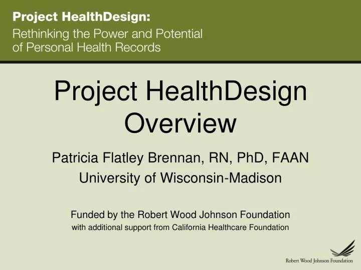 project healthdesign overview