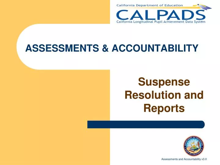 assessments accountability