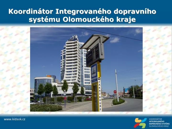 koordin tor integrovan ho dopravn ho syst mu olomouck ho kraje