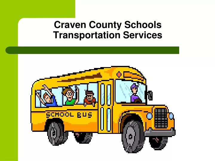 craven county schools transportation services