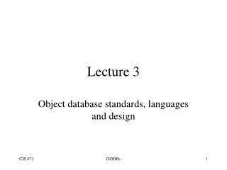 Lecture 3