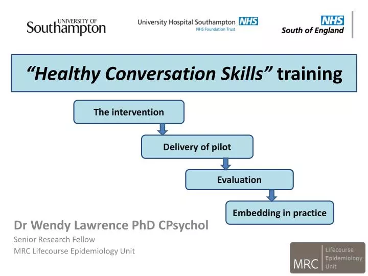 healthy conversation skills training