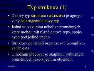 typ struktura 1