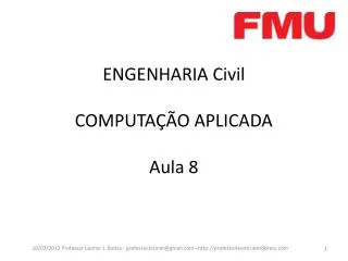engenharia civil computa o aplicada aula 8