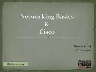 Networking Basics &amp; Cisco