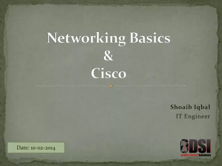 networking basics cisco
