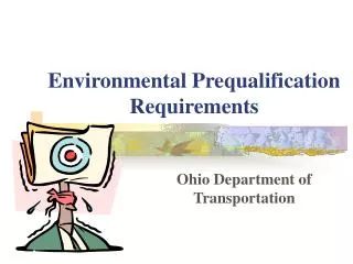 Environmental Prequalification Requirements