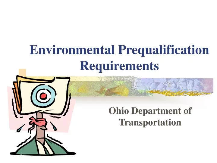 environmental prequalification requirements