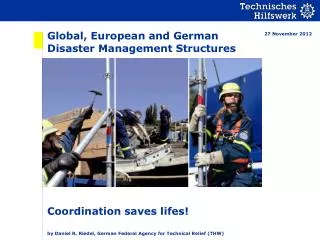 Global, European and German Disaster Management Structures