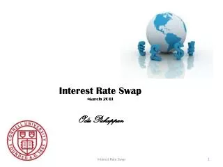 Interest Rate Swap March 2011 Odie Pichappan