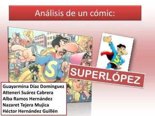 an lisis de un c mic