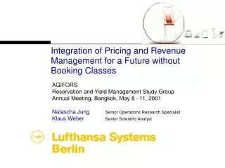 Integration of Pricing and Revenue Management for a Future without Booking Classes