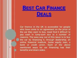 Low Apr Car Finance