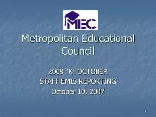 Metropolitan Educational Council