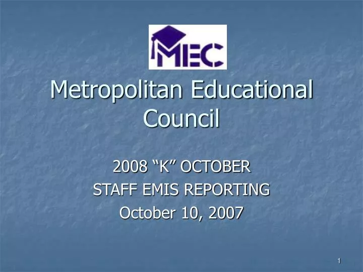 metropolitan educational council
