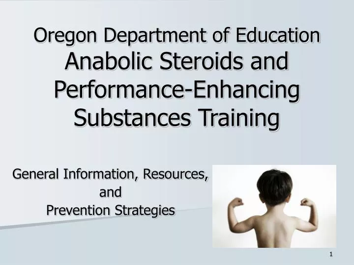 oregon department of education anabolic steroids and performance enhancing substances training