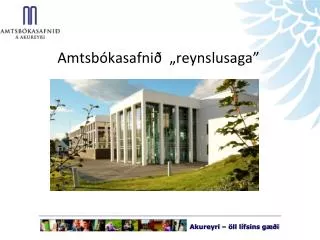 amtsb kasafni reynslusaga