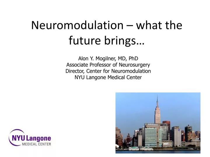 neuromodulation what the future brings