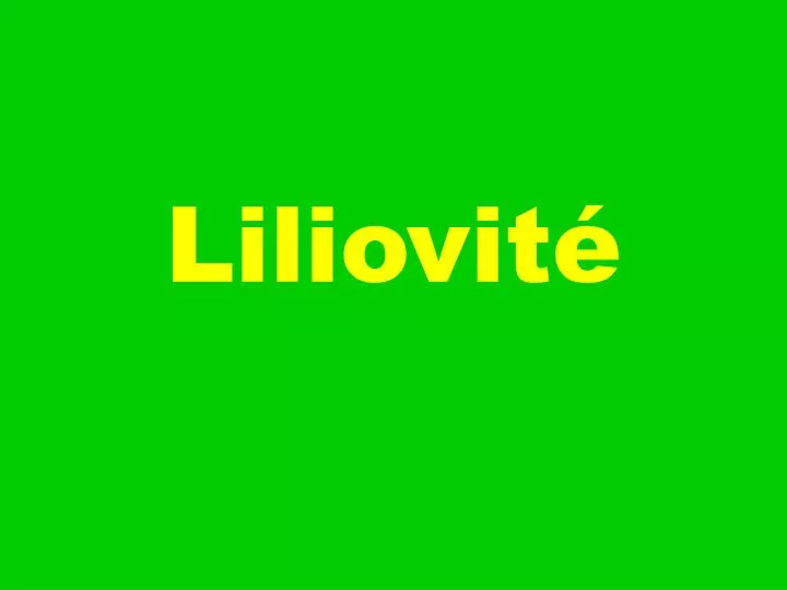 liliovit