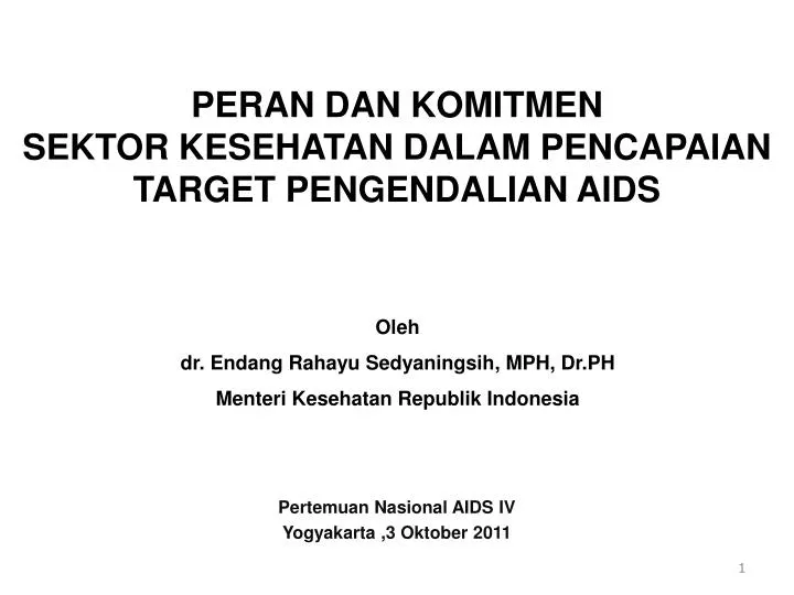 pertemuan nasional aids iv yogyakarta 3 oktober 2011