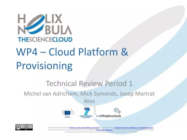 wp4 cloud platform provisioning