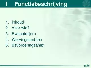 i functiebeschrijving