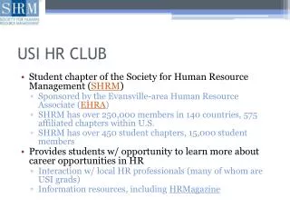 USI HR CLUB