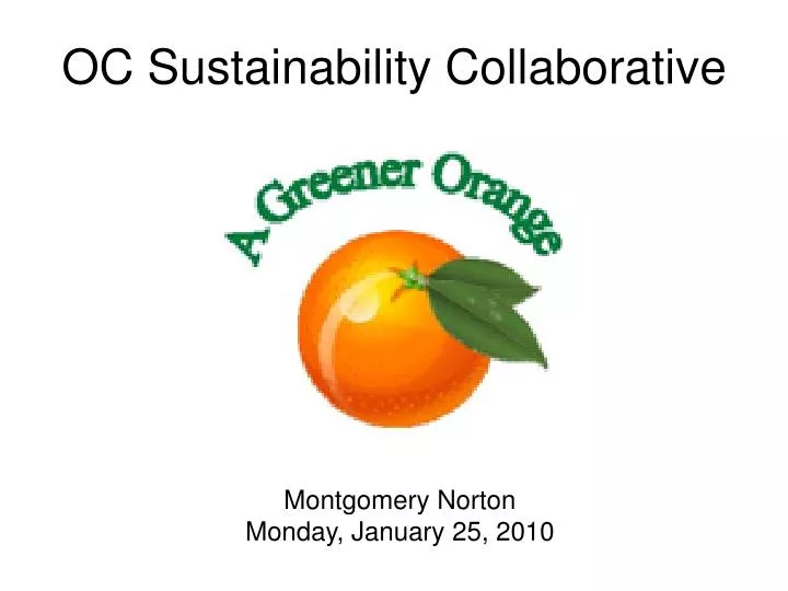 oc sustainability collaborative