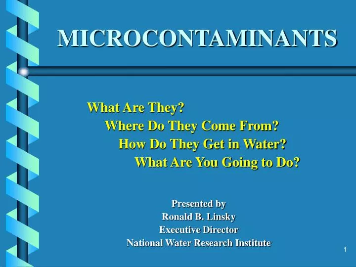 microcontaminants