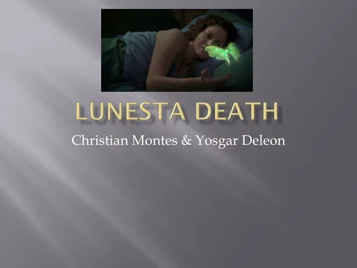 lunesta death