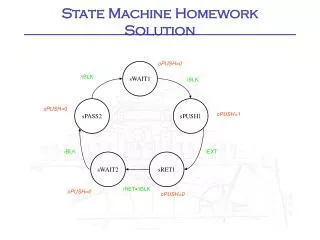 State Machine Homework Solution