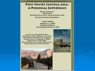 Post-Soviet Central Asia