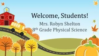 welcome students