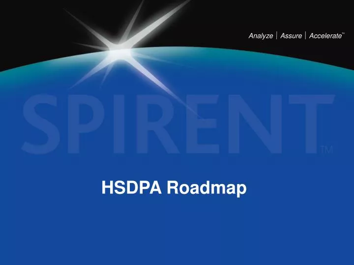 hsdpa roadmap