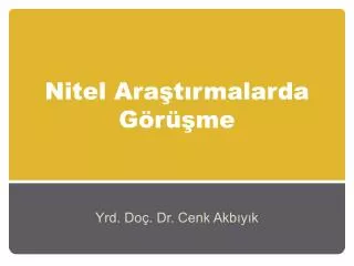 nitel ara t rmalarda g r me