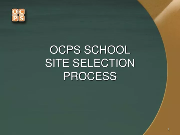 ocps school site selection process