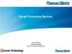 Surge Protective Devices - slide 1