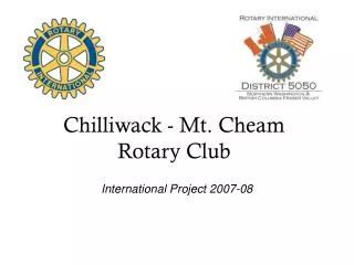 Chilliwack - Mt. Cheam Rotary Club