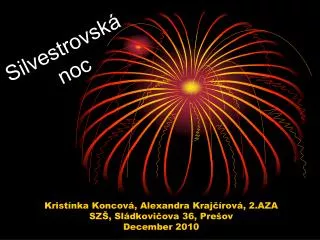 silvestrovsk noc