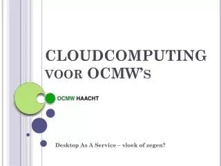 cloudcomputing voor ocmw s