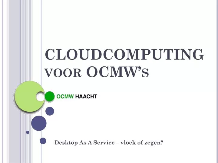 cloudcomputing voor ocmw s