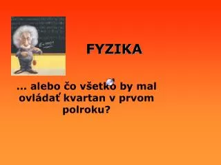 fyzika
