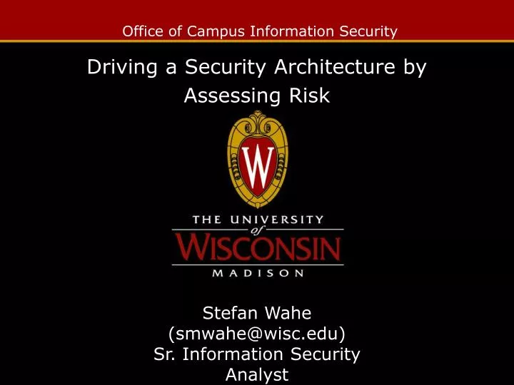 office of campus information security