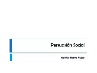 persuasi n social