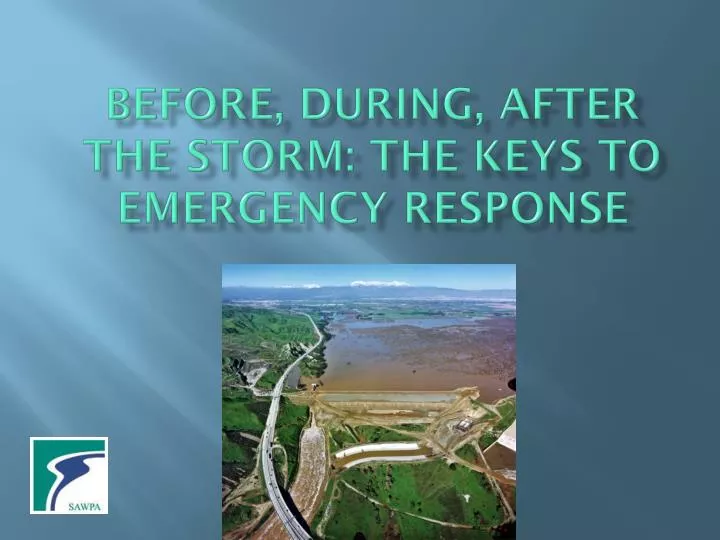 before during after the storm the keys to emergency response