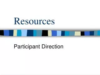 resources